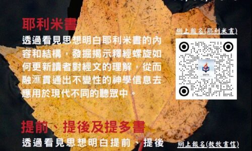 提前、提後及提多書 (普通話)
